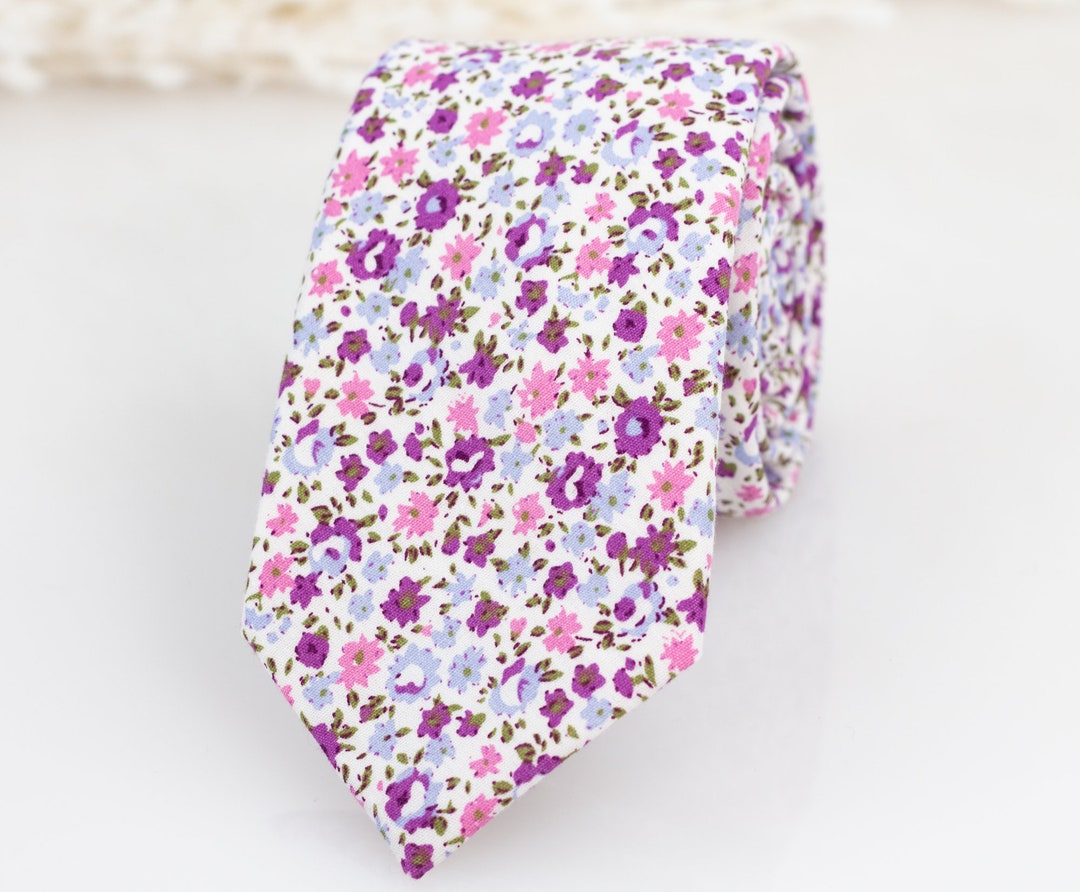 burton floral tie