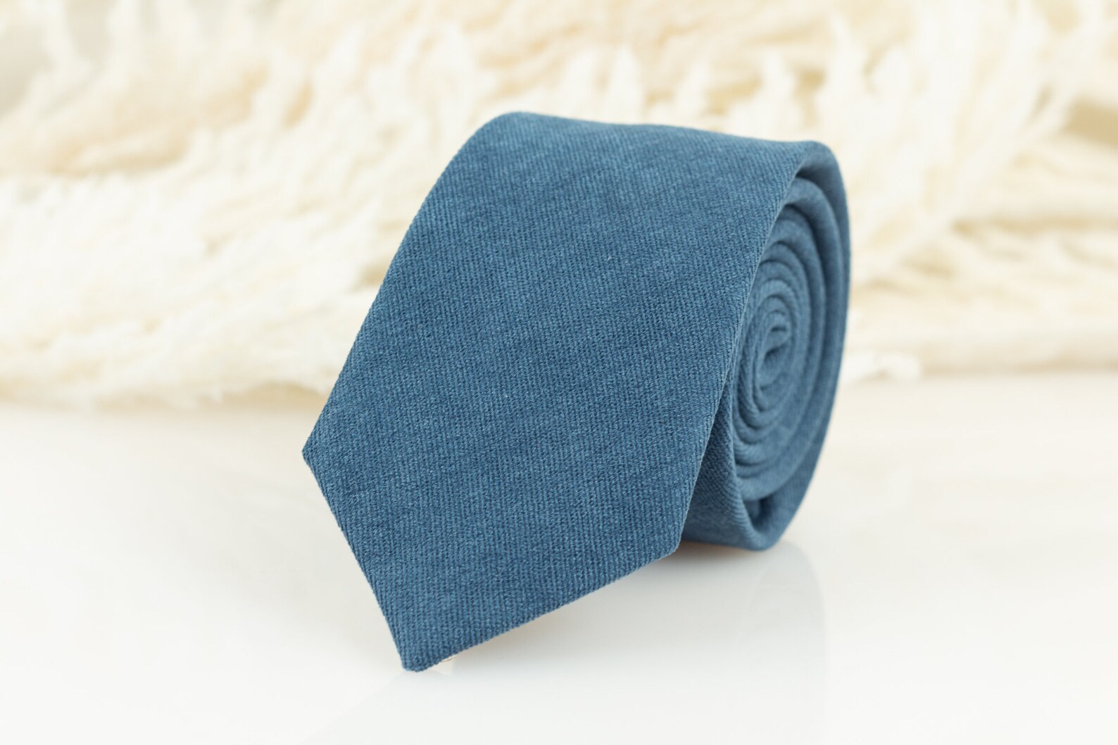 Groomsmen Tie Dusty Blue Tie Something Blue for Rustic Etsy