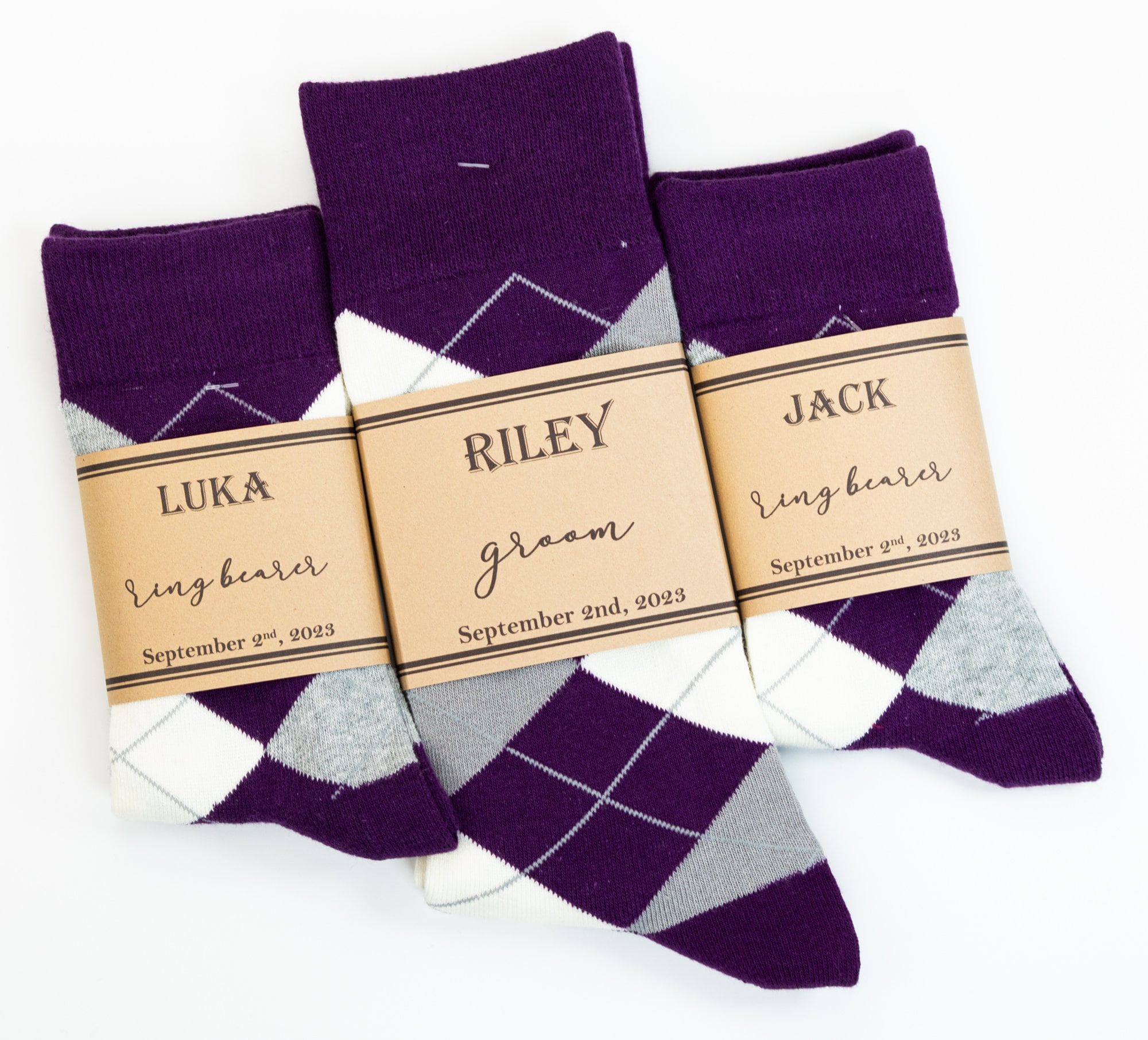 purple and grey dress socks Dress Socks