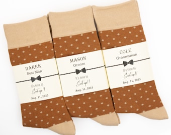 Burnt Orange Mens Dress Socks, Solid Terracotta Groomsmen Socks With  Personalized Sock Labels for Wedding, Cinnamon Dress Socks Sized 8-13 - Etsy