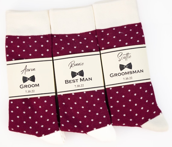 Personalised Labels for Socks Iron-on Dots to Match & Pair Socks 