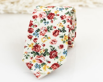 Cream and Burgundy floral tie, Burgundy floral tie, Burgundy and blush floral tie, Kids bow tie deep red, Mulberry floral wedding tie