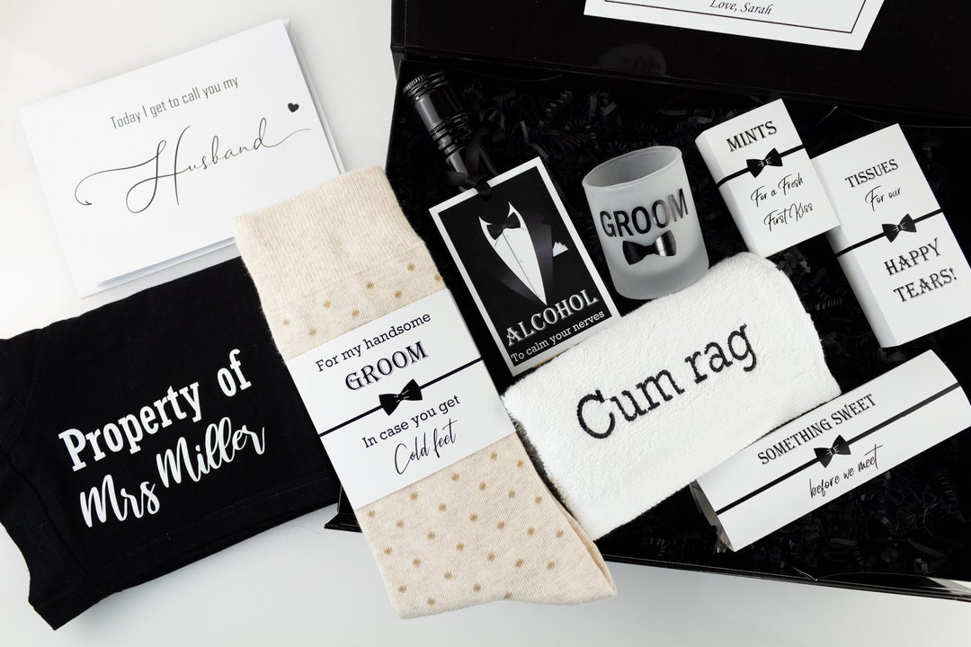 Groom Gift From Bride on Wedding Day, Personalized Groom Gift Box, Future Husband Gift, Groom to