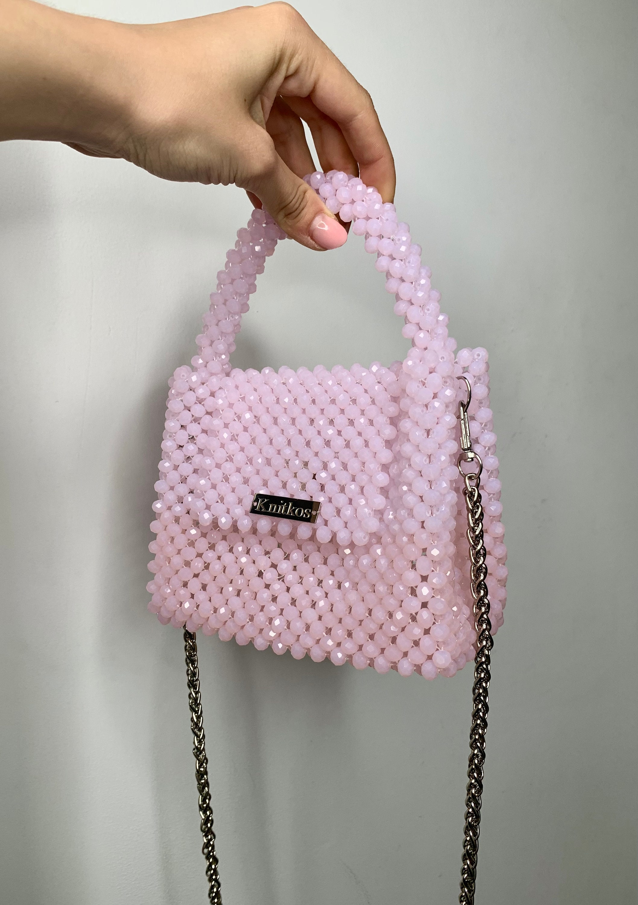 Sac Bandoulière Coquillage Doré À Chaîne À Perles | Accessoires | PLT FR