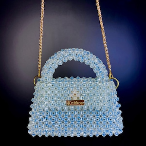 Luxury moon bead bag, LUXURY bead bag, Women Bead bag, Bead Bag, Wedding crystal bag,Crystal evening Bag,back shoulders bag, Women handbags