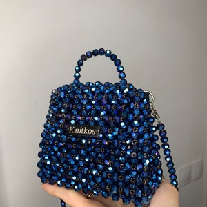Crystal Bead Bag LUXURY Bead Bag Women Bead Bag Bead Bag - Etsy