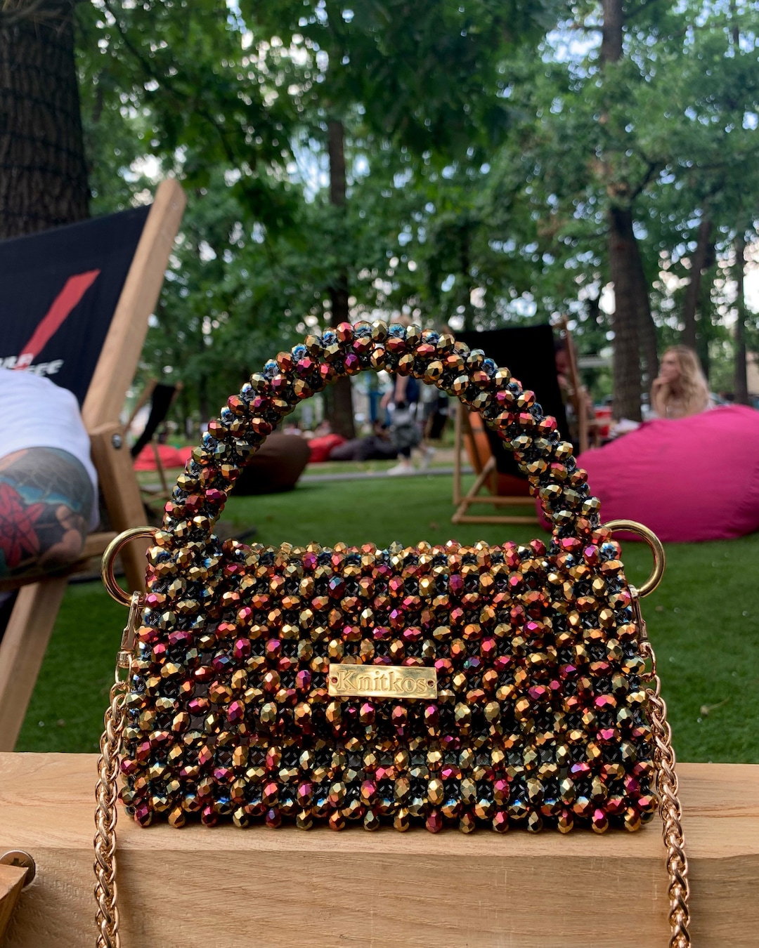 アメリヴィンテージ L BALL BEADS BAG Ameri（アメリ）の「METAL BALL BEADS BAG（ショルダーバッグ）」 - WEAR