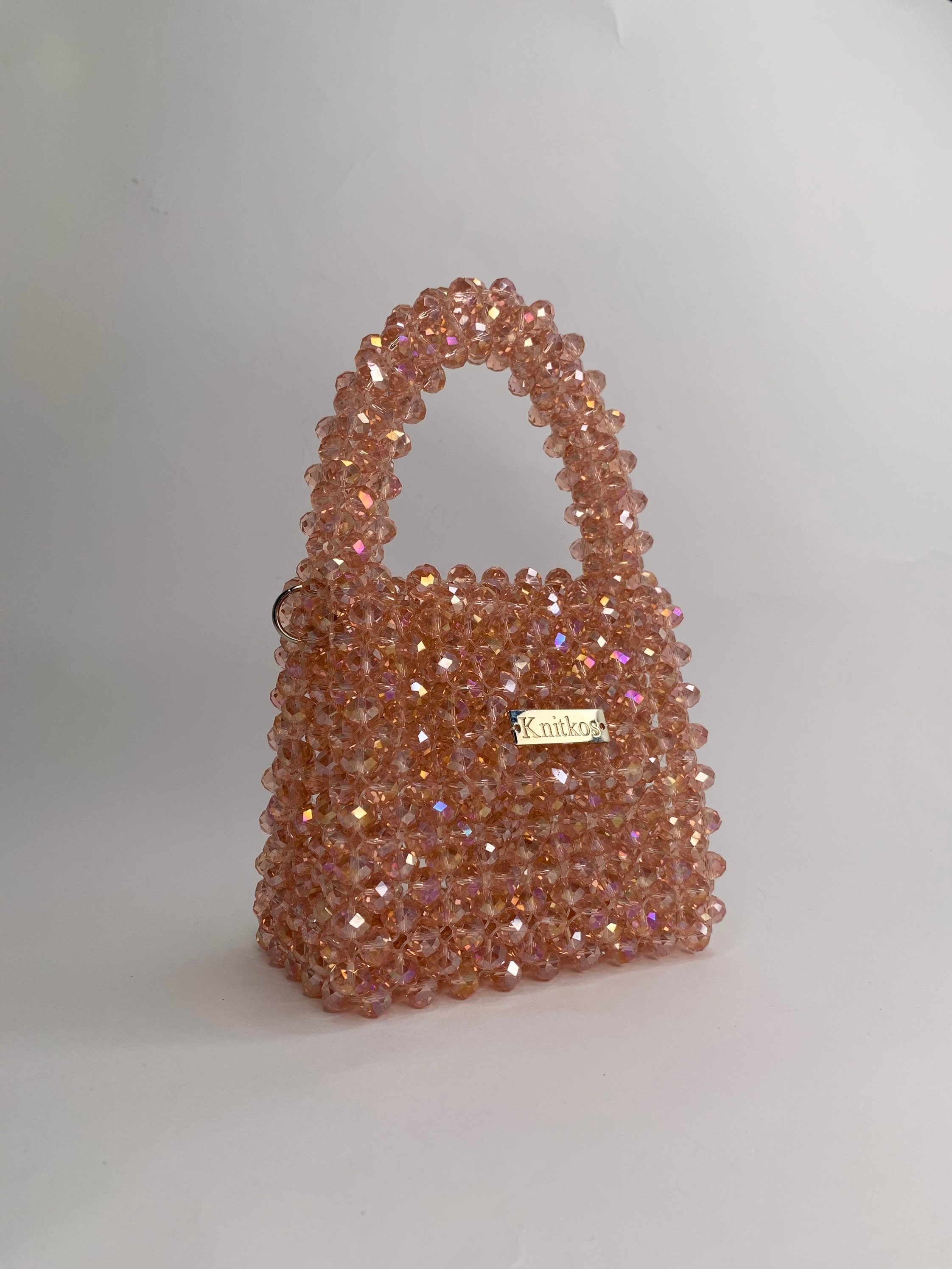 PRECIOSA Crystal AB Bead Bag Bead LUXURY Bag Women Bead Bag 