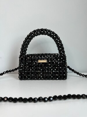 Sac à Main En Strass Avec Sac à Cartes Inclus - Design Pailleté Et Portable - Idéal Pour Soirées Et Occasions Spéciales