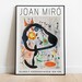 Joan Miro Exhibition Poster, Guggenheim New York, HIGH QUALITY PRINT, Miro Les Voyants, The Seers, Vintage Exhibition Print, Home Decor