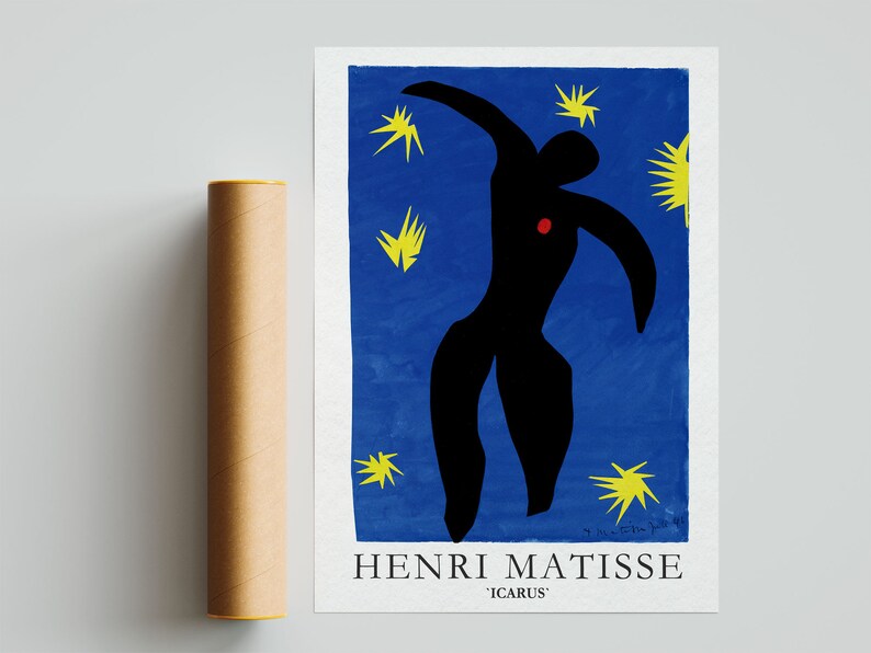 Henri Matisse Icarus Poster Matisse Art Print HIGH QUALITY