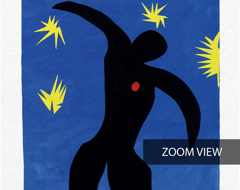 Henri Matisse Icarus Poster Matisse Art Print HIGH QUALITY