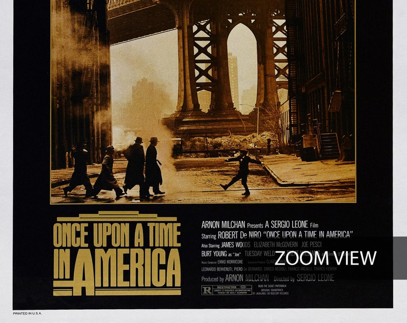 C'era una volta in America Poster di film HIGH QUALITY Etsy