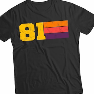 Vintage 1981 Birthday Shirt - 44th Birthday Gift for Him or Her - Funny 1981 Tee - 44 Years Old T-Shirt - Gift for Dad, Mom, Husband, Wife