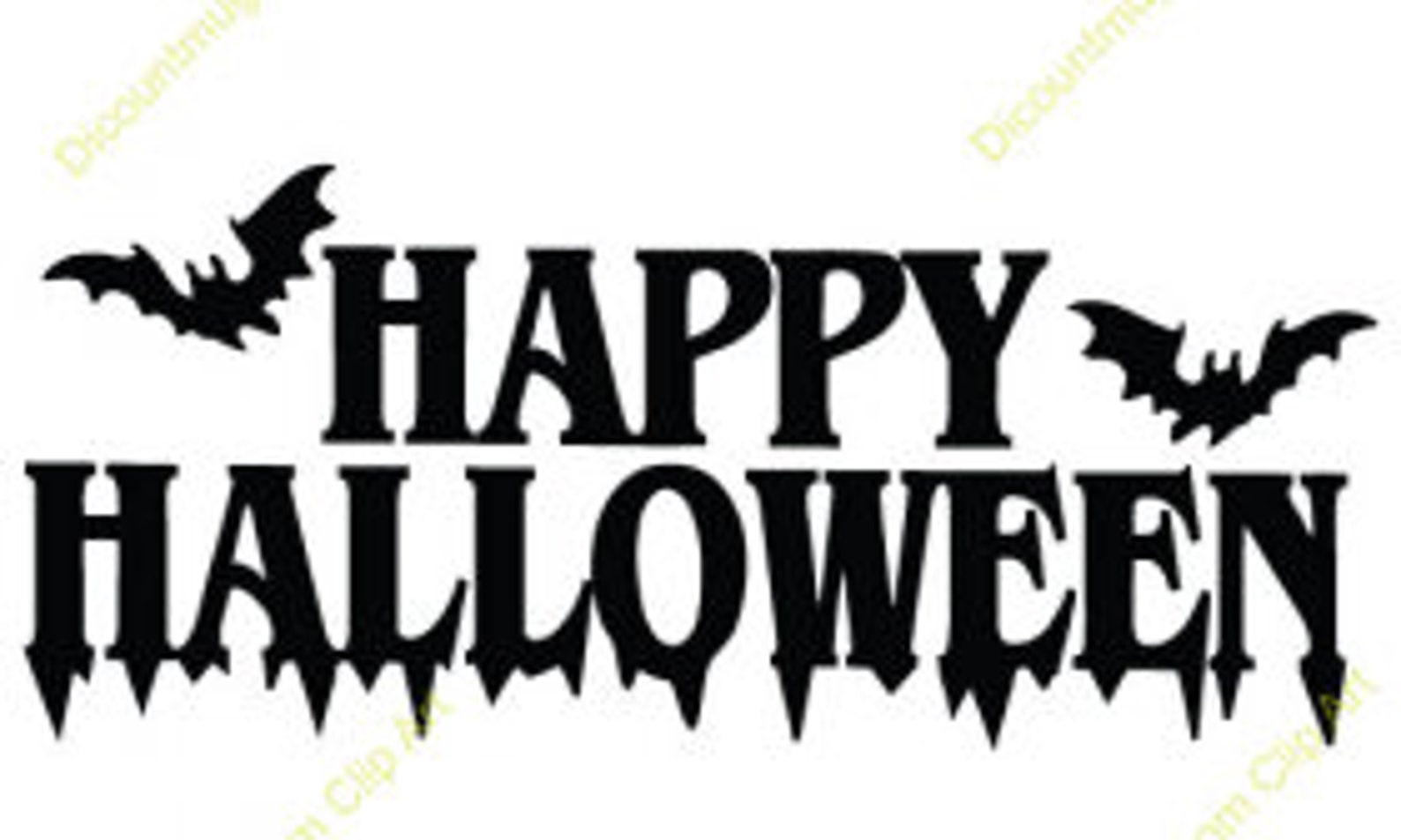 Happy Halloween Vinyl Decal Etsy
