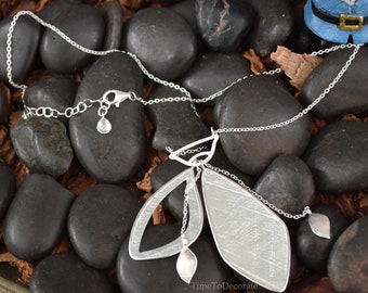 NEW Silpada sterling silver N3226 DELICATE Light Contemporary Charm Necklace chain Textured LEAF pendant 18"-20"