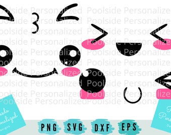 Download Cute Faces Svg Etsy