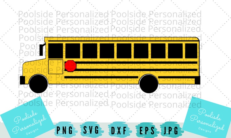 Download Clip Art Art Collectibles School Bus Basic School Bus Back To School Svg Png Dxf Eps Jpg Cut Files Instant Download Cricut Cutting Machines