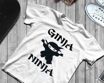 Ginja Ninja Kids T-shirt Garçons Filles Jeu Cadeau Nouveauté Ginger Slogan vente 