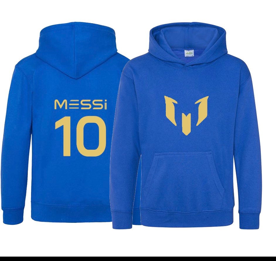 Unleash Your Childs Inner Football Star With Our Kids Gold Print Messi