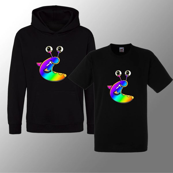 New Slogoman Hoody Rainbow Slogo Hoodie Gaming Gamer Youtuber Vlogger Boys Girls Kids Unisex Top Rainbow Slug