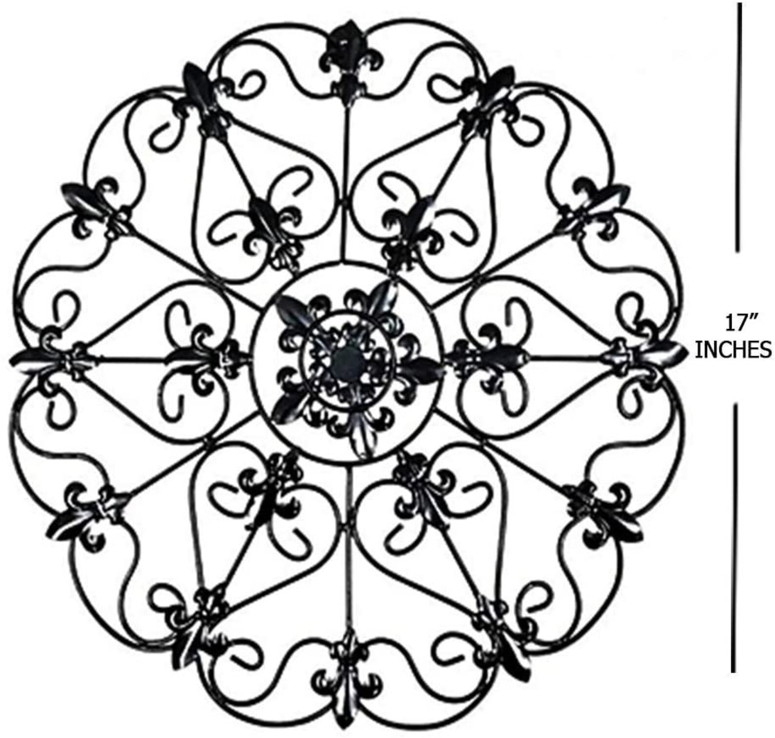 Iron Wall Medallion Authentic Wall Decor Set of 3 bundle Etsy