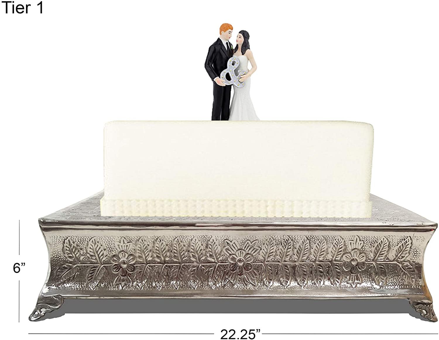 Aluminium Round Wedding Cake Stand Intricately Designed Home Etsy