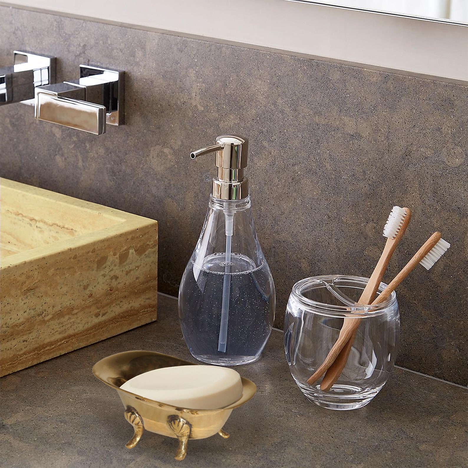 Solid Brass Vintage Golden Soap Dish Miniature Tub Style Tray Etsy