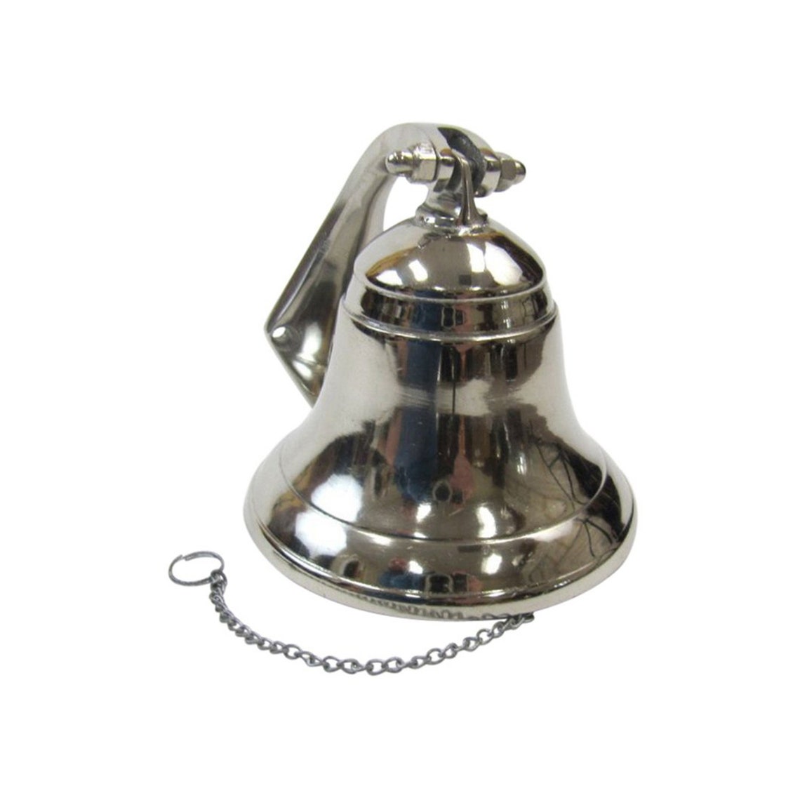 Chrome Finish Aluminum Ship Bell with Chain 4 Etsy