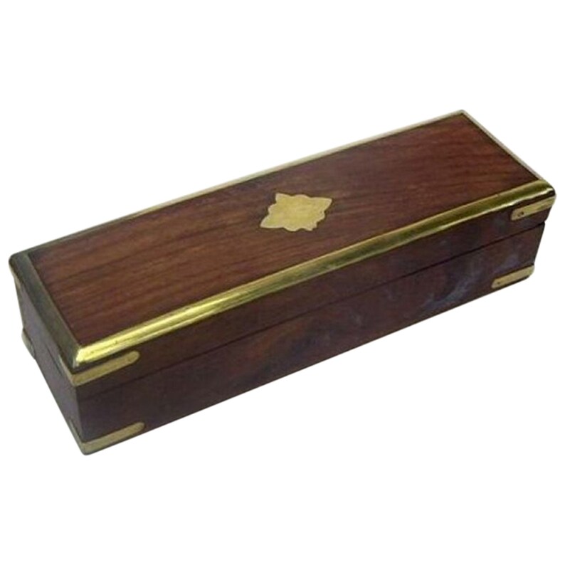 Wooden Jewelry Box with Carving Inlay Design for Women Jewelry Organizer Vintage Jewelry Box Organizer 10 x 3 x 2