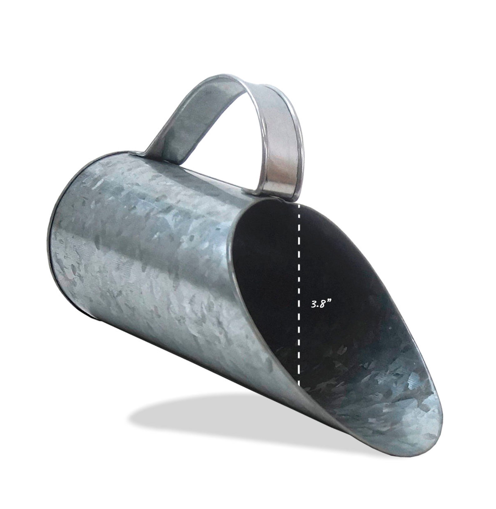 Metal Galvanized Feed Scoop MultiPurpose Food and Utility Etsy