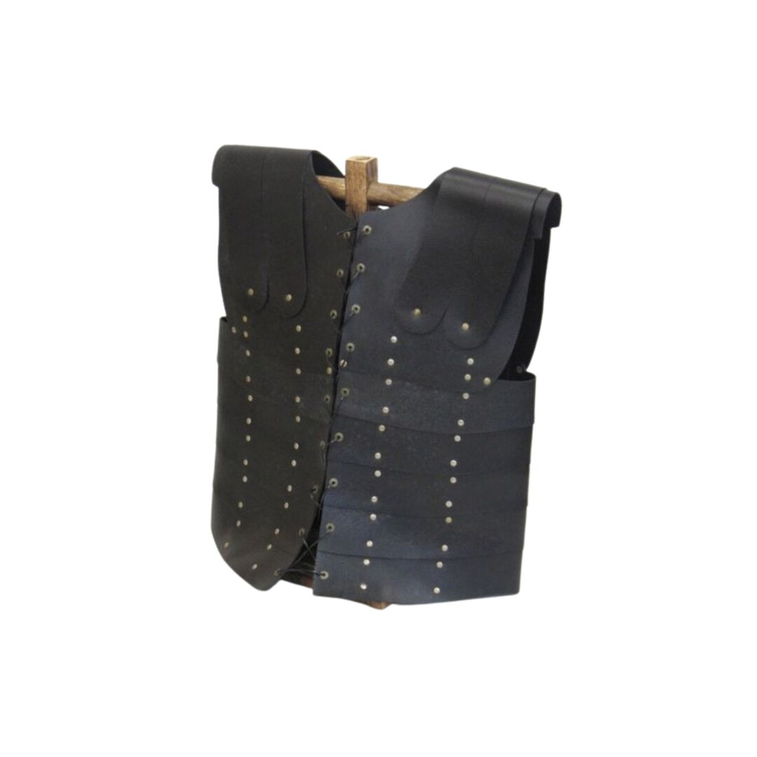 Medieval Leather Lorica Segmentata Armor Jacket black Faux - Etsy