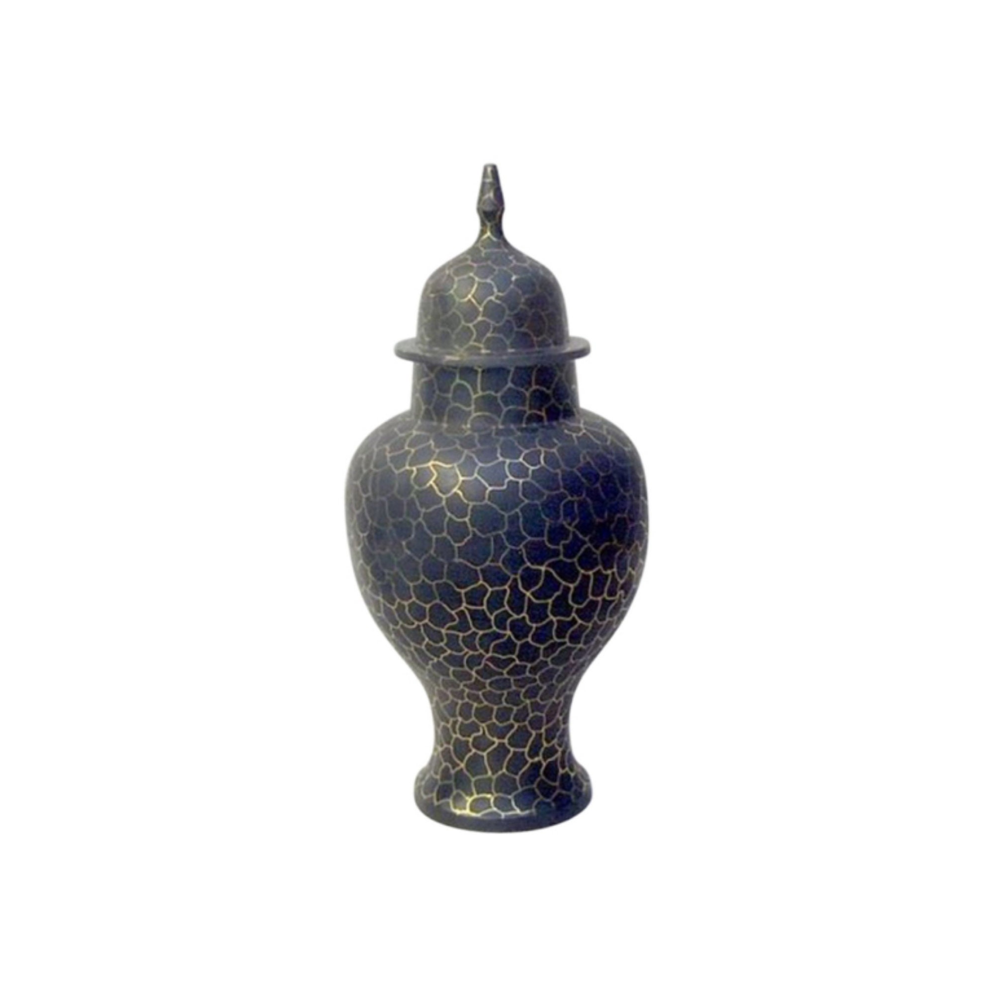 Decorative Brass Ginger Jar Black 13home Decor Gift Etsy UK