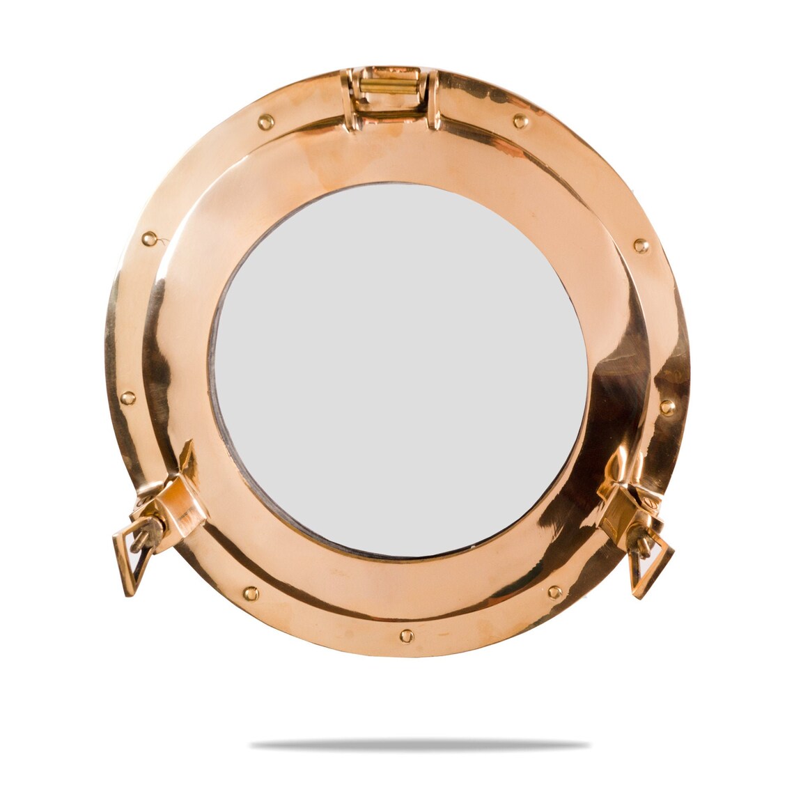 Polished Brass Porthole with Glass Window 15 | Etsy