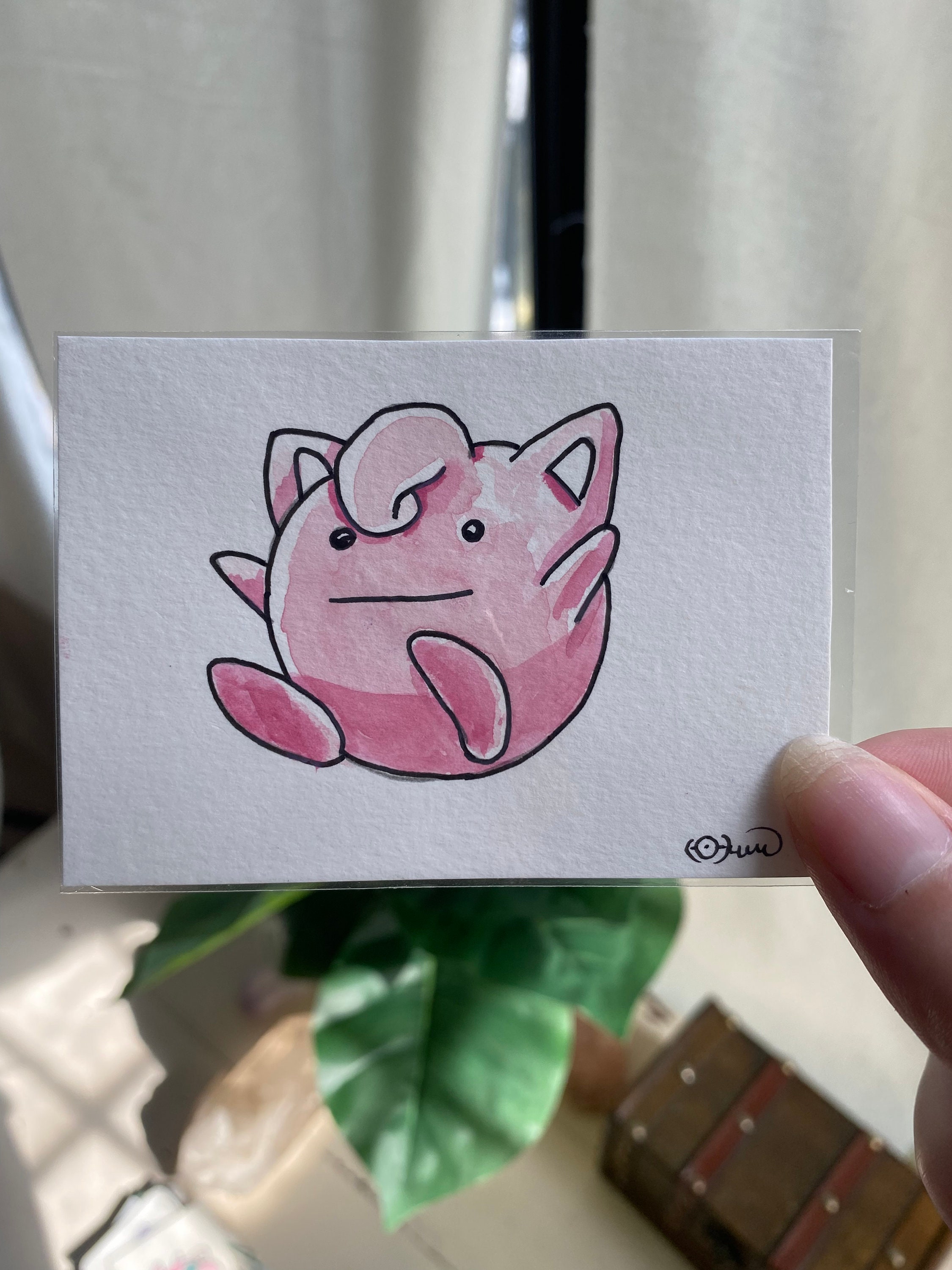 Pokémon Jigglypuff 54/64 Jungle Set 2000 (Tiny Crease - Portuguese)