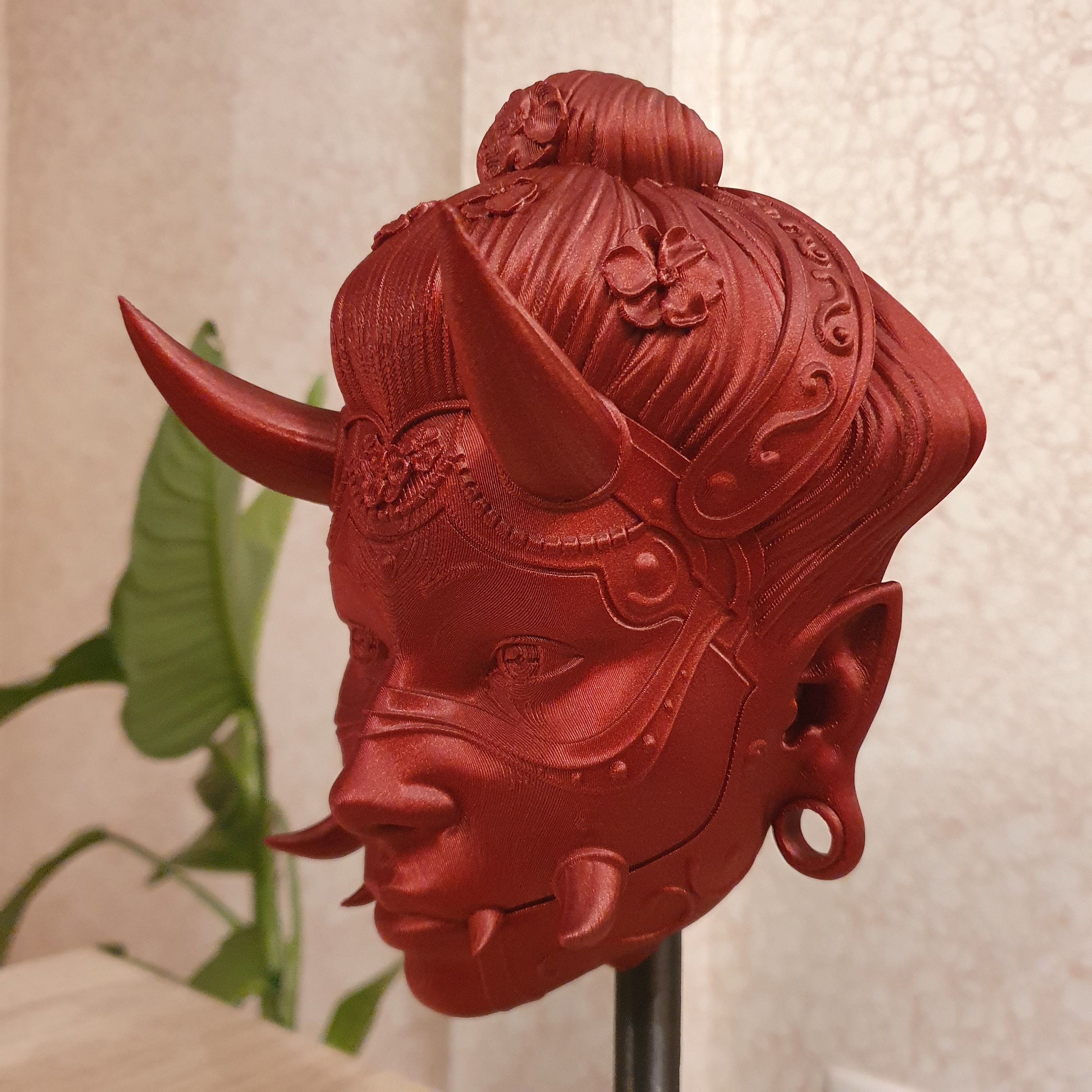 Hannya Namanari Wall Mask / Japanese Mask / Tattoo Lovers / Wall Decoration