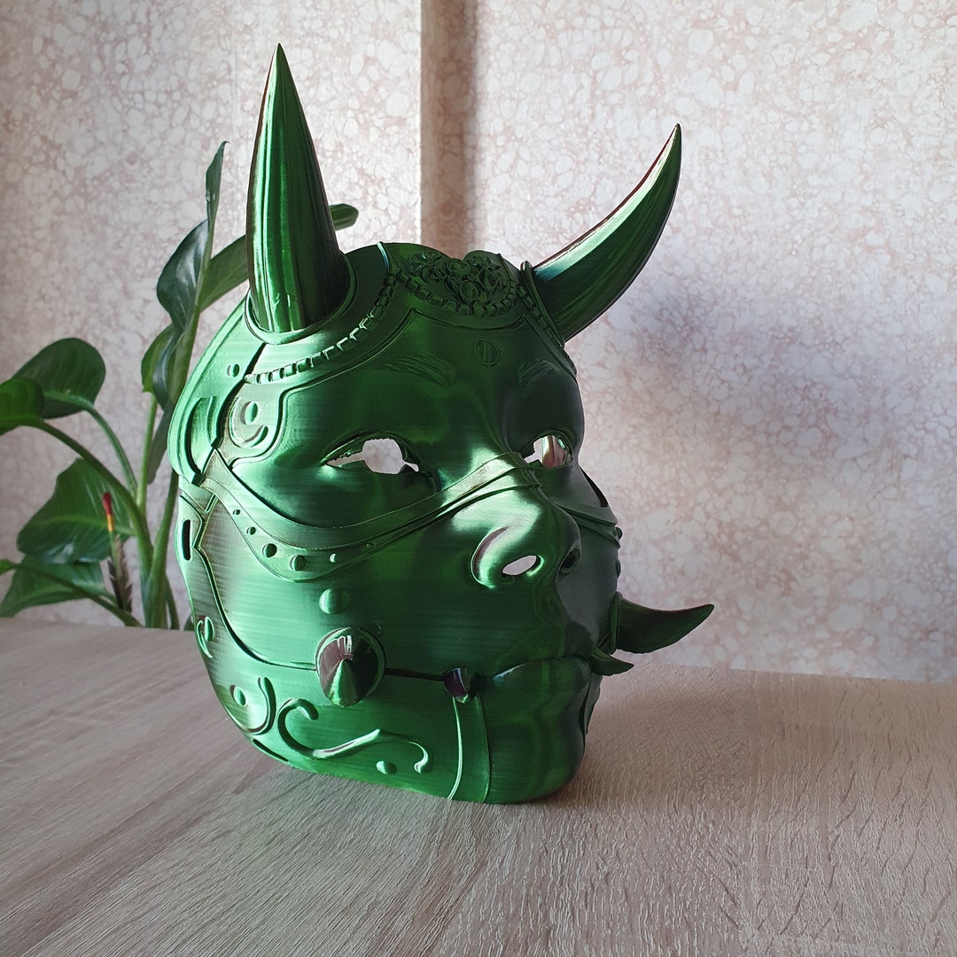 Hannya Mask / Wall Decoration / Demonic Mask / Japanese Oni / Etsy