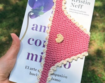 New Colors Crochet Thong Bookmark | Handmade Cotton Yarn Page Marker for Readers