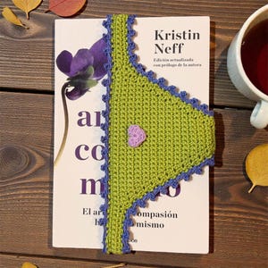 New Colors Crochet Thong Bookmark | Handmade Cotton Yarn Page Marker for Readers