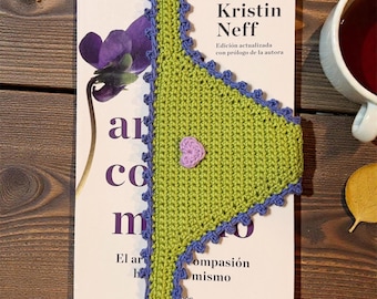 Marcapáginas de ganchillo con diseño de tanga en nuevos colores / Marcapáginas de hilo de algodón hecho a mano para lectores