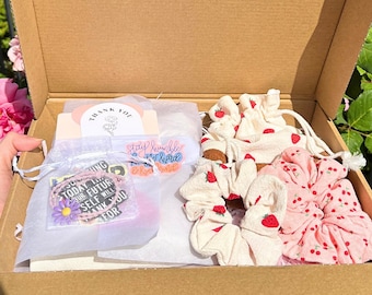 Strawberry Surprise Gift Box, Birthday Gift for Teen, Girl, Birthday Gift Basket, Best Friend Birthday Gift, Birthday Gift for Her, Sweet 16