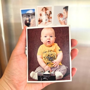 Custom Photo Magnet for Fridge Personalized Picture Magnet Photo Gift Refrigerator Magnet Set Personalized Gift with Your Photos Into Magnet