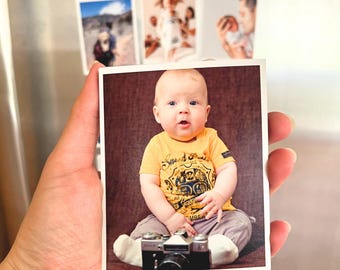 Custom Photo Magnet for Fridge Personalized Picture Magnet Photo Gift Refrigerator Magnet Set Personalized Gift with Your Photos Into Magnet