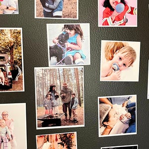 Fridge Decal Magnet Personalized Gift Custom Photo Magnet Gift for Parents Magnetic Anniversary Gift Refrigerator Magnet Set Gifts Under 25