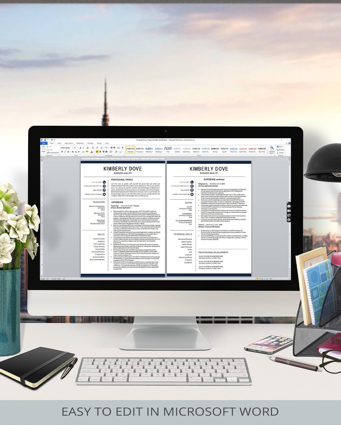 Modern Resume Template Tech Resume - Il 1140xN.2371865841 8bdc 