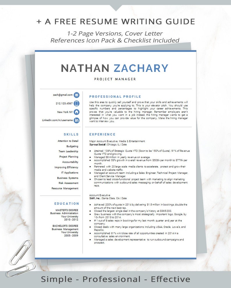 Modern Resume Template Tech Resume - Il 794xN.2406285913 Pmax 