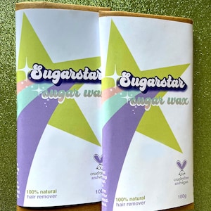 Suikerwas, 2 pak, 2 x 100 gram, suikerwasreep, eco-bewust, zero waste, suikerwas, suikerpasta, versuikeren, doe-het-zelf-versuikering, 100 g x 2