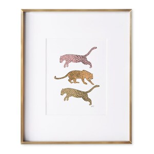 Cheetah Party art print | chic Cheetahs | digital print |modern | Cheetah wall art