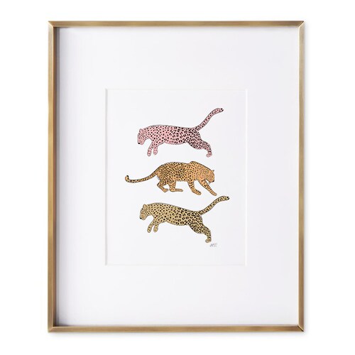 Cheetah Party art print | cheetahs chics | impression numérique | | Art de mur de guépard