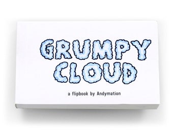 Andymation Grumpy Cloud – drukowana książeczka z klapkami